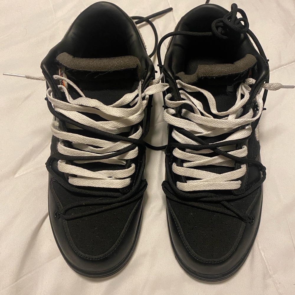 Off white nike dunks black